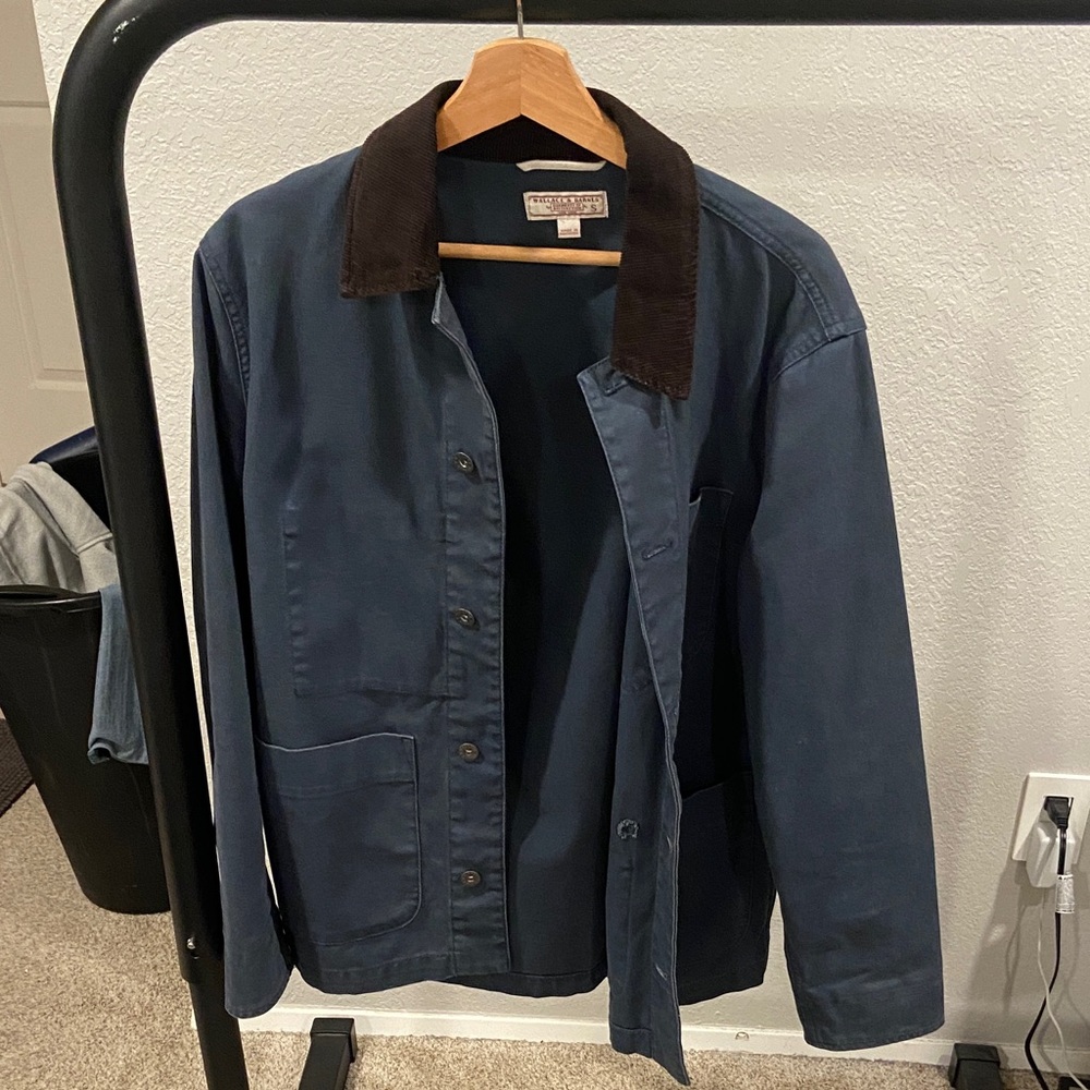 Men's Blue Shirt Jacket